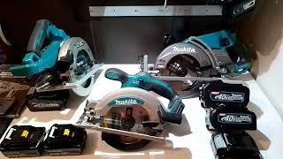 Аккумуляторные дисковые пилы MAKITA  линеек LXT 18V и LXT под пару АКБ  18V+ 18V  и XGT 40V один АКБ