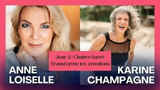 Reconnecte avec ton chakra sacré : Détox émotionnelle & création personnelle  | Jour 2"