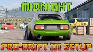 Midnight Pro-Drift III Custom Setup (Nissan Firelady Z S30 | Datsun 240Z) | CarX Drift Racing 2