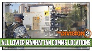 The Division 2 All Lower Manhattan Comms Locations Warlords of New York