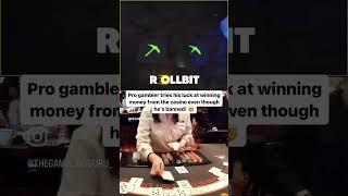 Pro Gambler Tries His Luck At The Casino Even Though He’s Banned!  #blackjack #casino #gambling