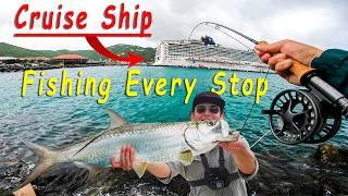 Fly Fishing for TARPON on a Cruise Ship!!!