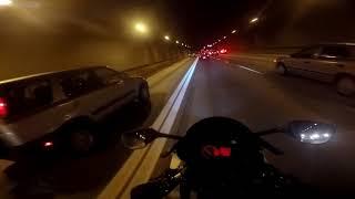 Suzuki GSX-R 750 Tunnel Run!