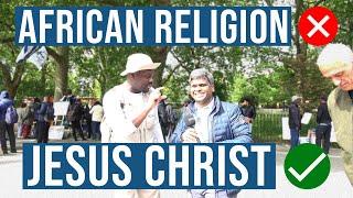 African Religion Advocate Moaning Against Jesus with No Substance | Arul Velusamy | Speakers' Corner