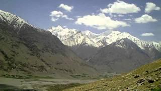 Wakhan Valley and Pamir Highway (Tajikistan) with view to Afghanistan and Pakistan