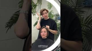 стрижка для тонких волос  #стрижка #hairstyle #допосле #преображение #женскаястрижка #hair