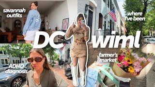 DC work week in my life: where I've been, ADHD results, savannah trip outfits, meal prep