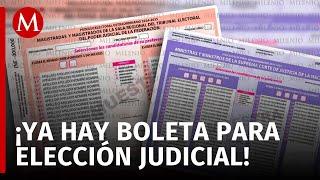 Comisión del INE aprueba boleta para elección judicial