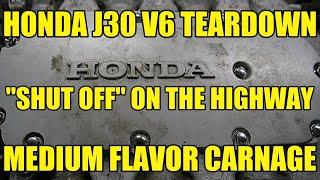 Honda J Series V6 Teardown! How Did Someone Manage To Destroy One Of Honda's Most Reliable Engines?