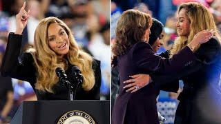 Beyoncé Makes Surprise Appearance at Kamala Harris Rally in Houston