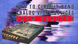 How to circuit bend video devices FROM SCRATCH || Sansui VX-99 video bending Tutorial || Glitch