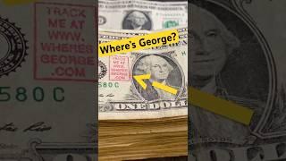 How To Track A Where’s George Washington Dollar Bill #youtubeshorts #track #dollar #money