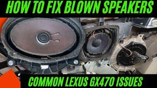 How to Fix Lexus GX470 Blown Speakers Using Simply Speaker Kit