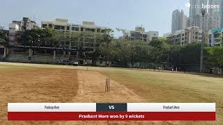 Pradeep More vs Prashant More Live Cricket Match | MPL Live - THAKUR STADIUM PITCH 1 Mumbai