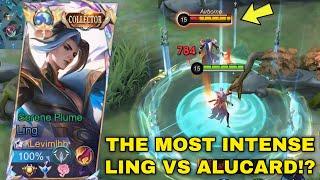 THE MOST INTENSE BATTLE OF LING VS ALUCARD!? | LING FASTHAND GAMEPLAY WITH BEST BUILD & EMBLEM 2024