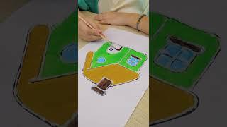 The Magic Draw Between the Lines Trick! ️ #kidsvideo