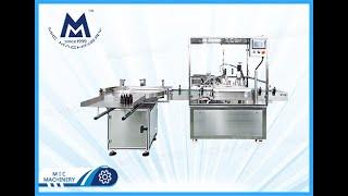 essential oil bottling machine: how does the machine fill essential oil into the bottle and cap it.