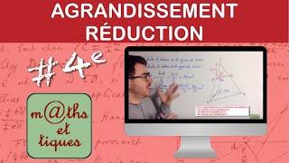 Calculer un volume par agrandissement ou réduction - Quatrième