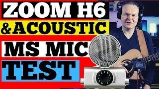 Zoom H6 & Acoustic Guitar Mid-Side Microphone Test