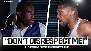 "I'll Put This Chair Across Your Face" - Anthony Joshua & Daniel Dubois Separated By Security