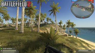 Battlefield 2 Wake Island Online 2023 Gameplay (No Commentary)