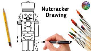 #Shorts #Nutcracker_Drawing|nutcracker drawing easy|mr nutcracker drawing|nutcracker bundle drawing