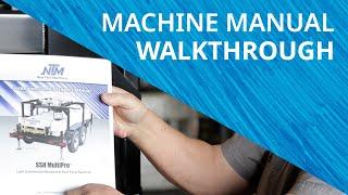 What is the Best Way to Use an NTM Manual? Machine Manual Walkthrough