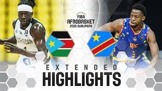 South Sudan  v Congo DR  | Extended Highlights | FIBA AfroBasket 2025 Qualifiers