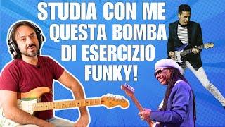 Esercizio BOMBA CHITARRA FUNK per suonare come Nile Rodgers e Cory Wong!