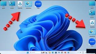 Desktop-ல் உள்ள Icons-களை Windows11-ல் நகர்த்துவது எப்படி? | Windows11 | SK Tricknology |