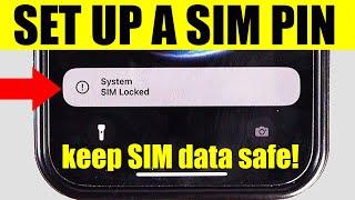 How to Set Up a SIM PIN on iPhone