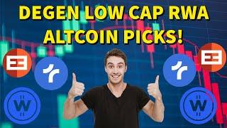 Three Degen RWA Altcoins To Watch! | TRUF, HTS, WECO (Real World Assets Sector!)