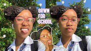 GRWM: TO GO TO MY NEW SCHOOL/ SCHOOL VLOG