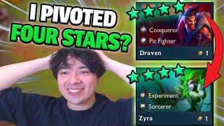 I Pivoted From FOUR STAR Draven To FOUR STAR Zyra?! I Set 13 TFT