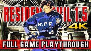 RESIDENT EVIL 1.5 (1997) PS1 4K60ᶠᵖˢ | Full Game - LEON No Damage Walkthrough【4K UHD】