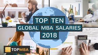 Top 10 Global MBA Salaries - QS Jobs and Salary Trends Report 2018