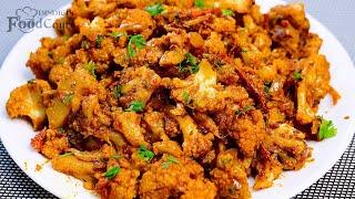 Simple & Tasty Gobi Masala Fry/ Cauliflower Fry Recipe