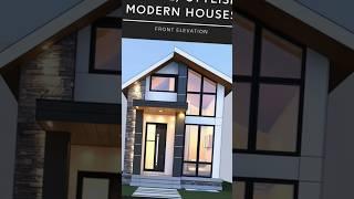 Modern Small House Front Elevation | Modern Facades