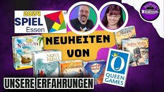 Queen Games 2024: Erste Partien & Eindrücke der Brettspiel-Neuheiten! 