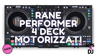 Rane Performer Nuovo Controller Jog motorizzate a 4 Deck