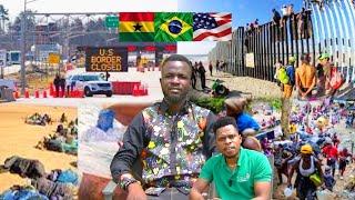 De@dly Walking Journey. Simple Way Crossing From Brazil To U.S. 300 Peoples Died.Ghana Man Sad Story