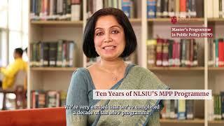 10 Years of NLSIU's Master’s Programme in Public Policy (MPP) | Dr. Sneha Thapliyal, MPP Chair