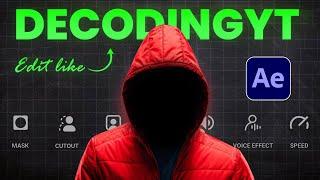 How to Edit Videos Like DecodingYT in After Effects