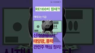 신재생에너지 태양광, 풍력 관련주 정리 #신재생에너지 #이재명공약 #RE100