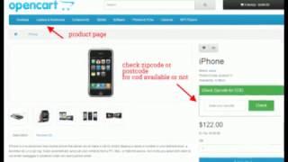 opencart - Check Zipcode For COD 2.X.X