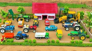 Mini tractor trolley parking video | Arjun novo tractor | jcb tractor video | gadi jcb |#3