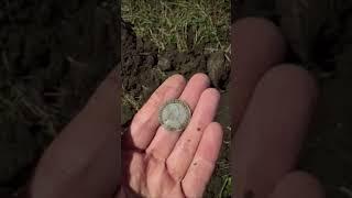 Серебро!!! Классная монета. Silver!!! Cool coin.  #metaldetecting