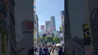 Shibuya Scramble Crossing in Tokyo, Japan - one of the busiest pedestrian crossings in the world!