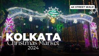 Kolkata's Most Beautiful Christmas Markets Tour  | Explore Bow Barracks, New Market & Park Street