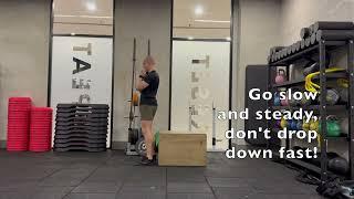 Goblet Squat to Box - A Beginner Friendly Squat Exercise